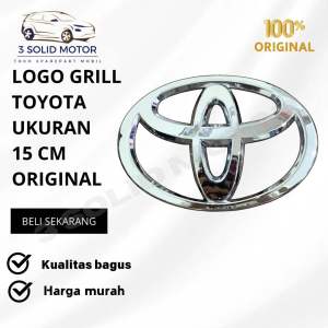 LOGO GRILL TOYOTA UKURAN 15 CM ORIGINAL