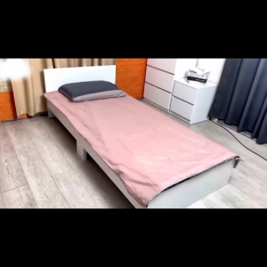 SuperValue Wooden Bed Board Bed Frame with Headboard Furniture Bedroom Comfortable Bed Frame Suitable For Two People