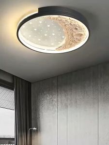 Đèn Trần Hình Trăng Và Sao Đèn Ốp Trần Phòng Ngủ Hiện Đại Cho Bé