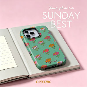 Potdemiel | Mint Check For Case For iPhone 17 16 15 14 Plus 13 Pro Max Shockproof Hard Cover CaseChic