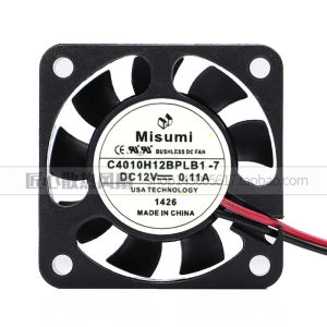 MISUMI C4010H12BPLB1-7 12V 0.11A 4CM 4010 Heat Sink Fan Digital Accessories USB Fan Computer Components Cooling Fan