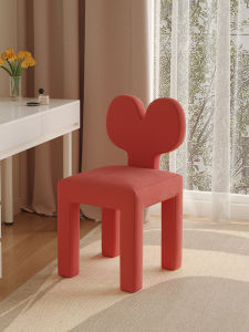 Makeup Stool Bedroom Princess Chair Internet Celebrity Dresser Chair Manicure Customer Backrest Dressing Stool Stylish Photo