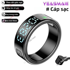 Xiaomi Smart Ring 2025 Màn Hình LED Theo Dõi Nhịp Tim & Oxy Trong Máu Chế Độ Đa Thể Thao IP68 5ATM Chống Nước Cho Nam Và Nữ