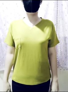 Atasan Wanita Mini Pocket Spandek Rayon Terbaru L-XL-XXL / Kaos Wanita Lengan Pendek Pinguin