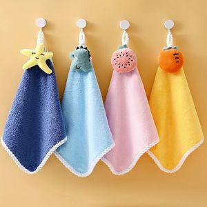 MallMainan-C964 Lap Tangan Gantung Karakter 3D Kain Lap Dapur / Lap Handuk Tangan Gantung Hand Towel Serbaguna