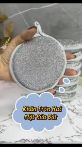 Miếng bọt biển cọ rửa xoong nồi chống xước bề mặt - Miếng Bọt Biển Rửa Chén Bát 3 Lớp