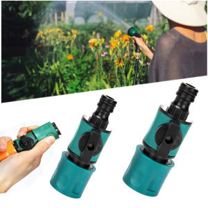 ใหม่สวนท่อท่อ In-Line ก๊อกน้ําแตะสวนท่อปิดวาล์วแตะอะแดปเตอร์ Garden Gadget สําหรับรดน้ําสวน
