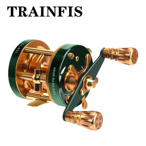 【TRAINFIS】Fishing Reel Drum Reels Trolling Casting Reel Saltwater Boat Ocean Fishing Reel Saltwater Reel Jigging Reel Baitcasting Reel