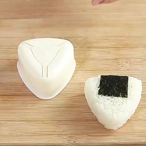 🔥Moheted👍 DIY Sushi Mold Onigiri Ball Food Press Triangular Sushi Maker Mold Kit Kitchen Bento Accessories