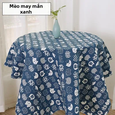 Vải Vải Cotton Lanh 2m Vải Rèm Cửa Vải Nền Vải DIY Thủ Công Vải Vải Bàn Trà Vải Vải in Họa Tiết Vải Vải