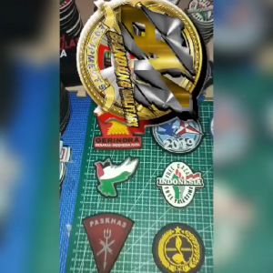 LOGO VELCRO CUSTOM BUKAN BORDIR EMBLEM PARTAI DESAIGN KARET TEMPEL GERINDRA DEMOKRAT NASDEM AKSESORIES FASHION BAWASLU RUBBER KPU PALESTINA PATCH GAZA DESIGN KARET PMI GARUDA PASKIBRAKA