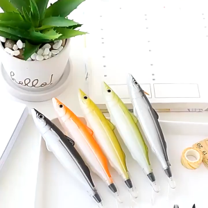 Creative Funny Salted Fish Shape Ballpoint Pen Student School Supplies Stationery