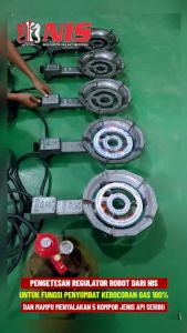 Nis Selang Paket Regulator Gas Robot (NI 0307S) - Tekanan Rendah