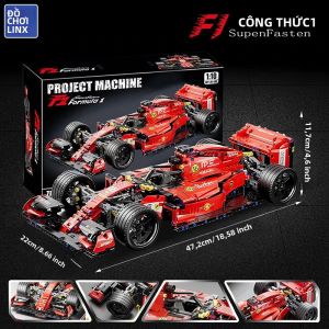 F1 RC Xe Đua 1163 Chiếc Bộ Xây Dựng Mộc Điều Khiển Từ Xa Khối Thoáng Mát Sưu Tập Xe Ô Tô Mô Hình Bộ Đồ Chơi Giáo Dục Cho Độ Tuổi 6 +