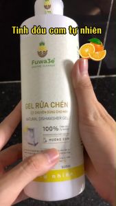 Gel rửa chén hữu cơ FUWA3E enzyme dứa dành cho máy 2000ml/ 500ml – bảo vệ máy làm mềm nước cứng