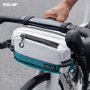ESLNF Bike Handlebar Bag Bike Bag Portable Pannier Multi-purpose 2.5L Large Capacity Backpack Shoulder Messenger Crossbody Bag