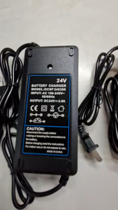 Sạc 24V có quạt cho xe xuồng điện trẻ em - Sạc xe lăn điện 24V chống phù bình