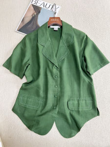 Silk Casual Shirt Mens Short Sleeve Suit Collar Breathable Pure Color Genuine Silk Top Summer Lightweight Comfortable