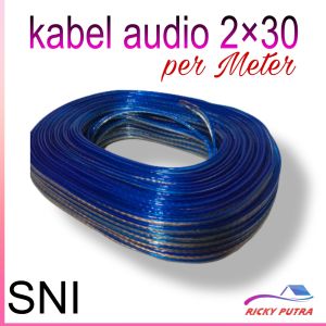 Kabel Listrik meteran eceran cable audio transparan SNI