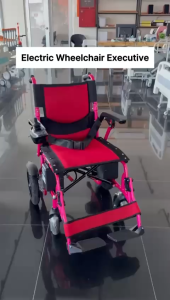 [Ready Stock] Electric Wheelchair Executive Foldable Backrest Armrest Legrest - MDA Approved