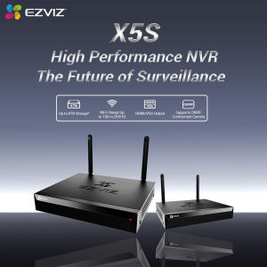 EZVIZ Smart Home X5S 4W/8W NVR Wireless NVR with HDMI & VGA Outputs Safe storage Up to 8TB