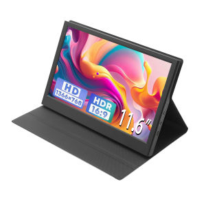 AHXJKA 11.6" Portable Monitor 1366X768 lcd display 16:9 Travel Gaming Display for Laptop Switch HDMI-Compatible ps4 ps5 Xbox