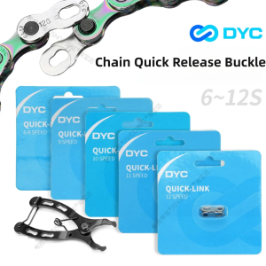 DYC 6/7/8/9/10/11/12speed Universal Bicycle Chain Link Connector Road Mountain Bike Quick Release Buckle Bike Accessories