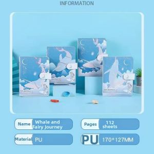 Cute Portable Hamster Plush Cover Notebook