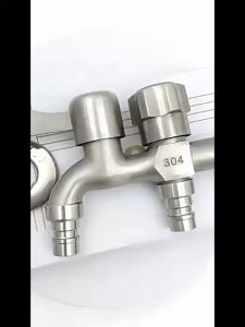 Golden  ก๊อกน้ำ 2 สองทาง ต่อท่อประปาจาก 1 ทาง ออกได้ 2 ทาง เปิดปิดง่าย ดีไซด์สวยงาม Faucet