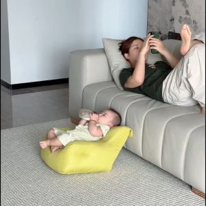 Cute Baby Bear Sofa Chair for Infants Sit Or Lie Modern Simple Style Baby Seat Cushion Small Size for Little Babies