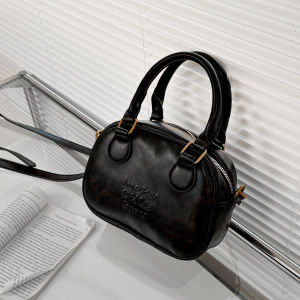 Luxurious Trendy Korean Commuter Crossbody Bowling Bag