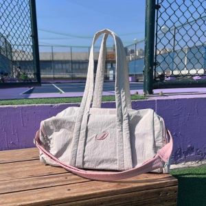 Ur Lightweight Exercise Badminton Yoga Bag Womens Crossbody Swimming Gym Bag Short Distance Luggage Bag Travel Bag Large Capacity