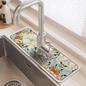 Xanh Tươi Bùn Tảo Cát Vòi Rửa Thảm Thân Thiện Với Môi Trường Thấm Hút Cao Chống Trơn Trượt Nhà Bếp Thoát Thảm Chống Thấm Nước Phong Cách Hiện Đại Bàn Thảm