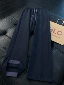 LIUBU | American Color Block Quick Dry Thin Icesilk Straight Leg Sport Pants Cleanfit Leisure