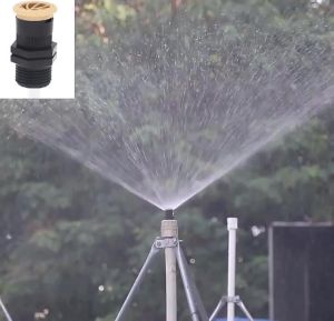 B*1Pc Water Sprinkler With 1/2 Inch Thread Plastic Support 0-360 Degree Adjustable Farm Garden Lawn Watering Irrigation Nozzle