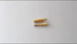 Audio Adapter 6.35mm Stereo Jack Male to 3.5mm Plug Stereo Audio Adaptor Headphone Converter