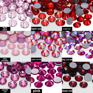 Colorful Flat Bottom Rhinestones Clothing Accessories for Dancewear Sequins Embellishments for Latin Dance Outfits Mobile Phone Decorations