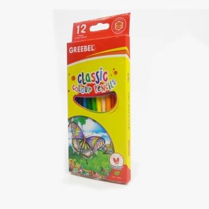 Pensil Warna Greebel Classic 12 Warna Panjang 7012 / Pencil Color / Coloring Pen