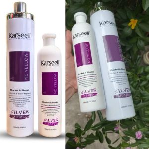 Dầu gội tím khử vàng Karseell Chính Hãng  Giúp khử vàng và giữ màu tóc nhuộm  1000ml 500ml .
