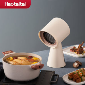 【Haotaitai好太太】【Free 10 Filter Screens】Desktop Air Purifier Oil Smoke Decomposition Household Mini Lampblack Machine Installation Free Barbecue Hotpot Companion Portable Travel Mobile Car Demineralizer