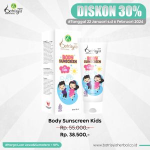 Batrisyia Body Sunscreen Kids Diskon 50%
