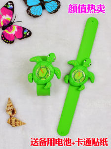 นาฬิกาสัตว์เลื้อยคลานสีเขียว สัตว์น้ำทะเล ปลาฉลาม ของเล่นเด็ก นาฬิกาปลอม นาฬิกาตุ๊กตา แหล่งกำเนิดสินค้า อื่นๆ