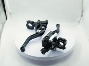 2PCS Motorcycle Brake Pump Front Master Cylinder Hydraulic Brake Lever Right For Dirt Pit Bike ATV Quad Moped Scooter Buggy