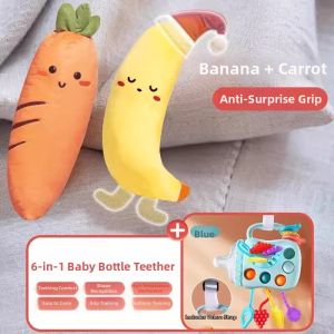 WEIBAI | Anti-startle Carrot-shaped Grip Toy Soother