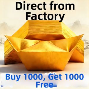 JIALUO | Joss Paper Silver and Gold Ingots Semi-finished