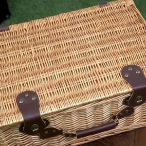 Keranjang Piknik Mobi Garden NX21671111 Wood Picnic Basket
