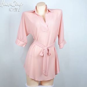 🫰🏻 Sweetie Store 🫰🏻 [ READY STOCK ] Women Transparent Kimono Nightdress With 3 Colour
