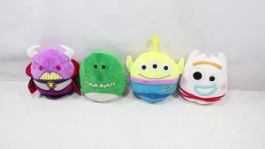 Bandai | New Anime Lilypad Buzz Lightyear Jessie Zurg Forky Rex Little Green Men Plush Toy Cute Movie Peripherals Plushie Doll Fans Gift