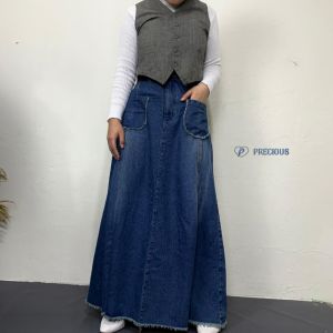 BIANCA SKIRT JEANS - ROK JEANS - COD - NEW PRODUCT