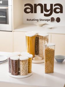 anya | Rotatable Food-Grade Partitioned Storage Container